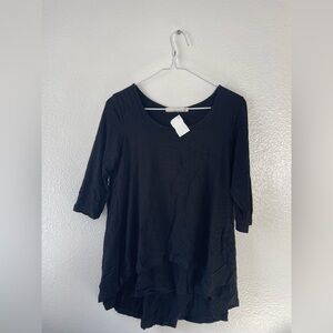 Chic Black Women's Blouse